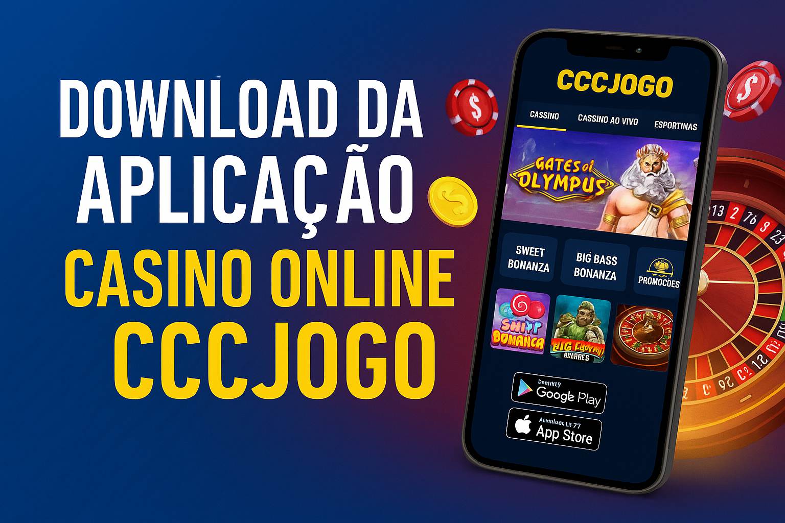 Baixar o CCCJOGO Cassino App
