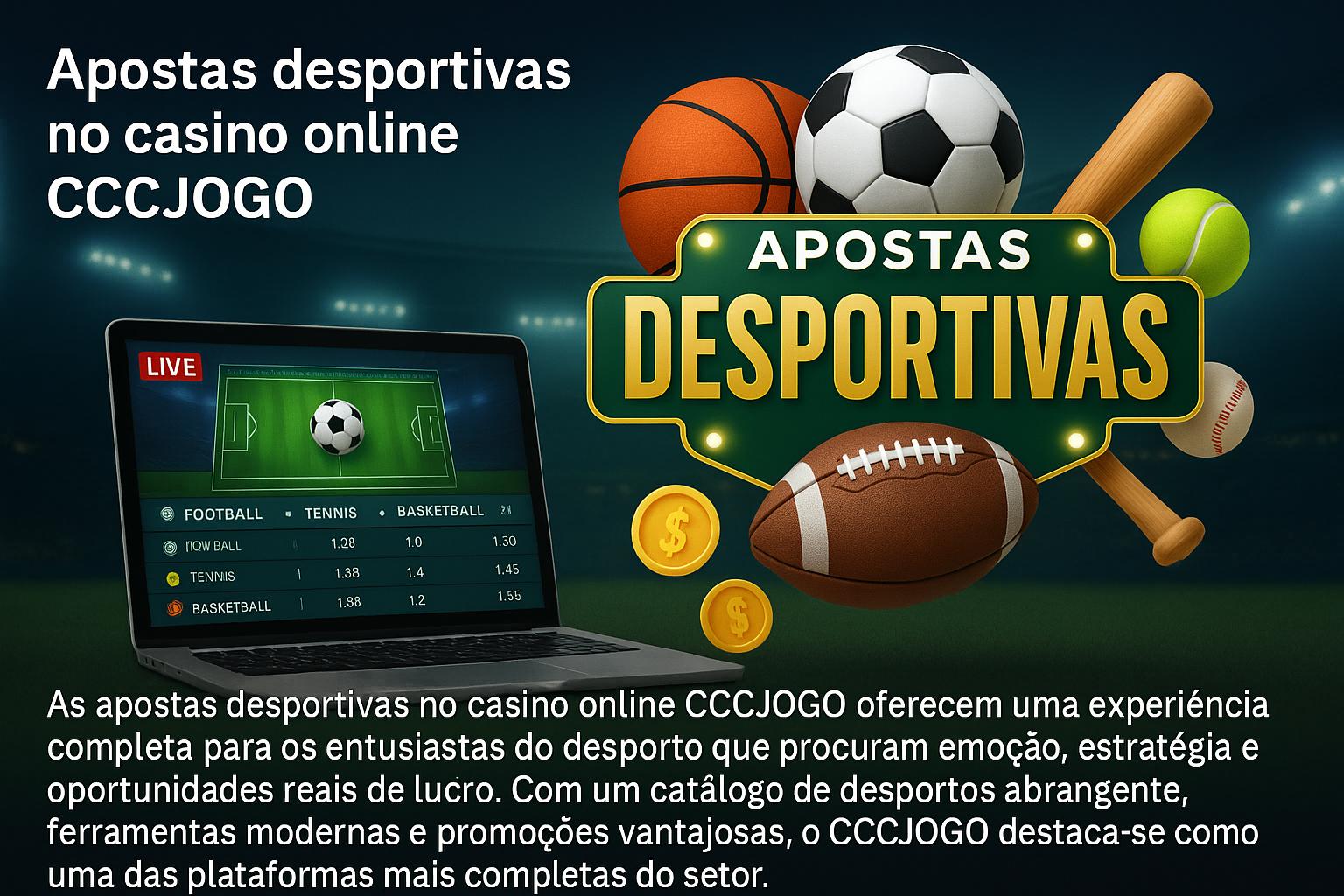 Aposte em apostas esportivas no cassino online CCCJOGO